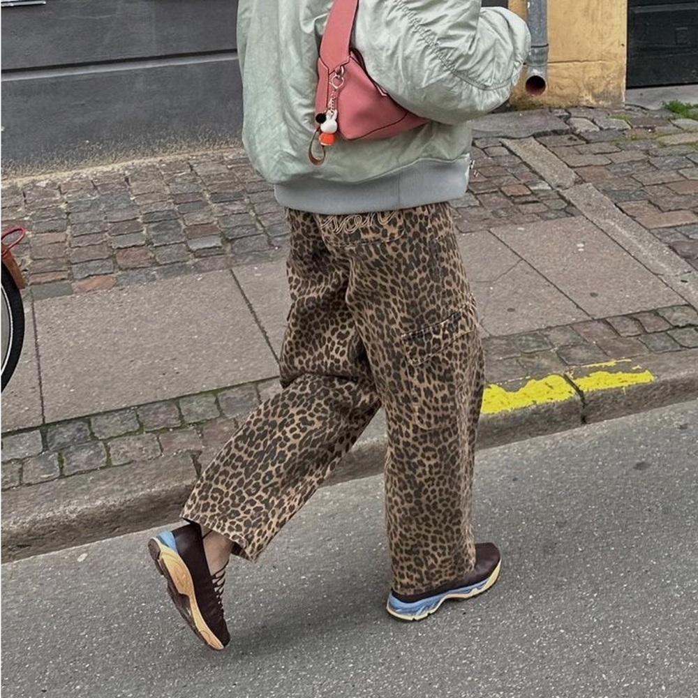 Damson Madder Leopard Jeans